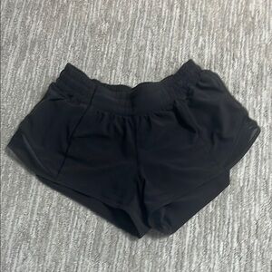 Lululemon low rise hotty hot Black Shorts